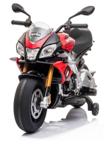  Dětská elektrická motorka Aprilia Tuono V4 červená