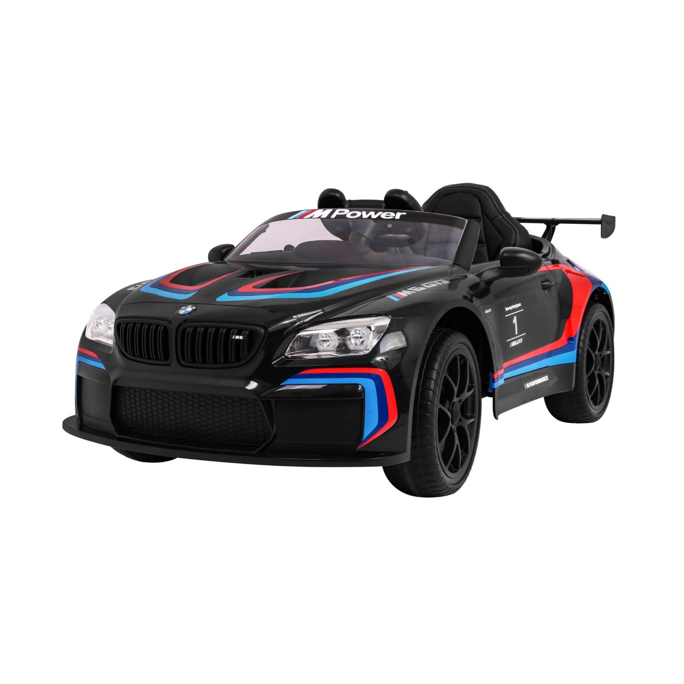 Elektrické auto BMW M6 GT3 2 x 45W černé