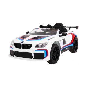  Elektrické auto BMW M6 GT3 2 x 45W bílé