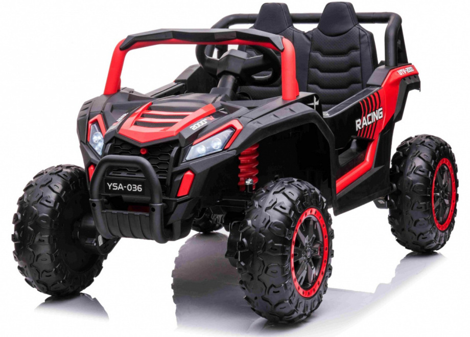  Elektrické autíčko Buggy UTV Racing 4x4 červené