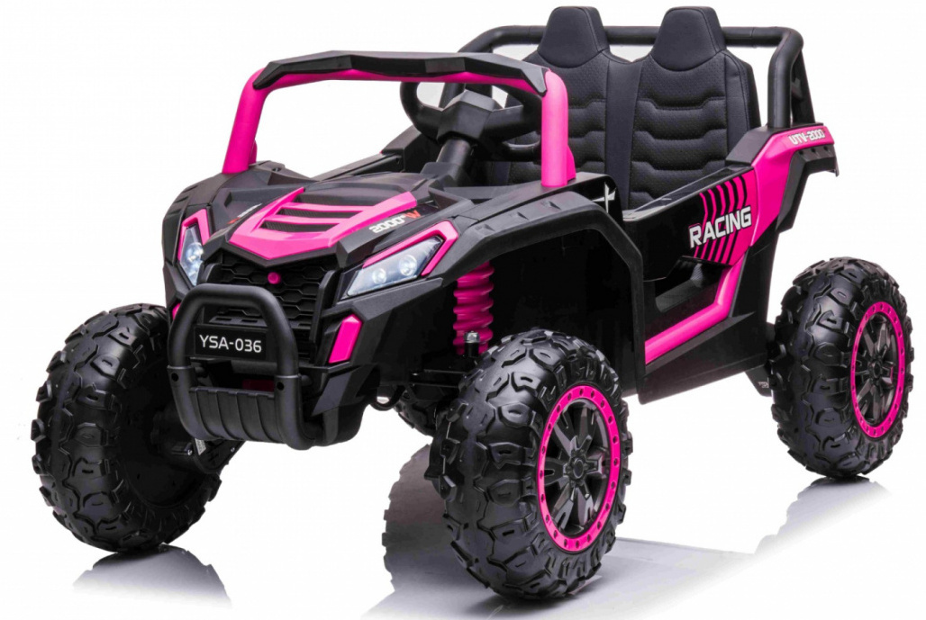  Elektrické autíčko Buggy UTV Racing 4x4 růžové