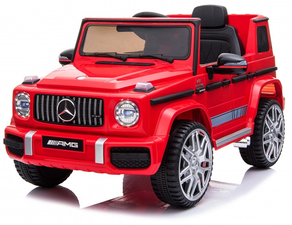  Elektrické autíčko Mercedes G63 AMG červené