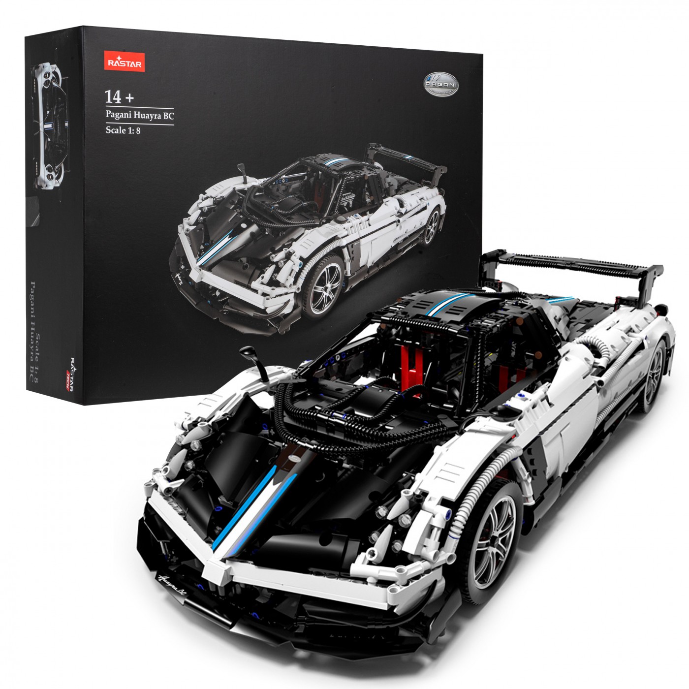  Stavebnice technic sportovní auto Pagani Huayra 1:8 Rastar