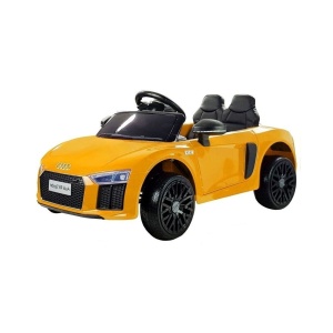  Dětské elektrické autíčko Audi R8 Spyder lakované žluté