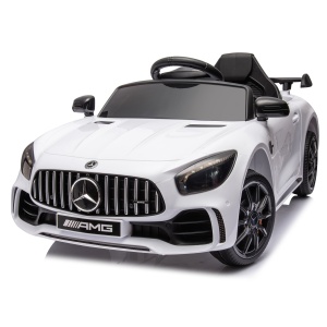  Dětské elektrické autíčko Mercedes AMG GT R Pro bílé POŠKOZENÝ OBAL