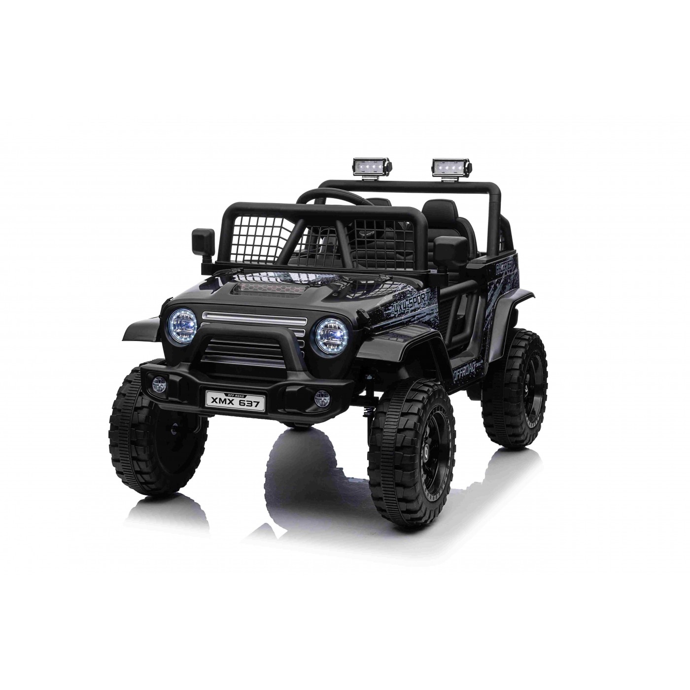  Elektrické autíčko OFF ROAD 4x4 SPORT černé