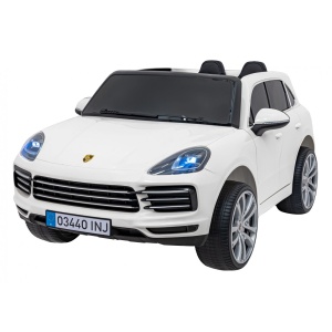  Elektrické autíčko Porsche Cayenne S bílé