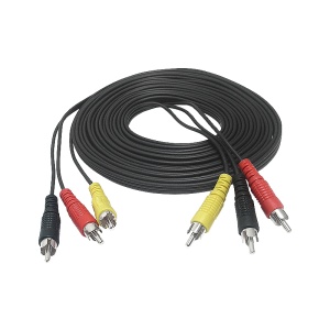 3x RCA Kabel s konektory na obou stranách - 1