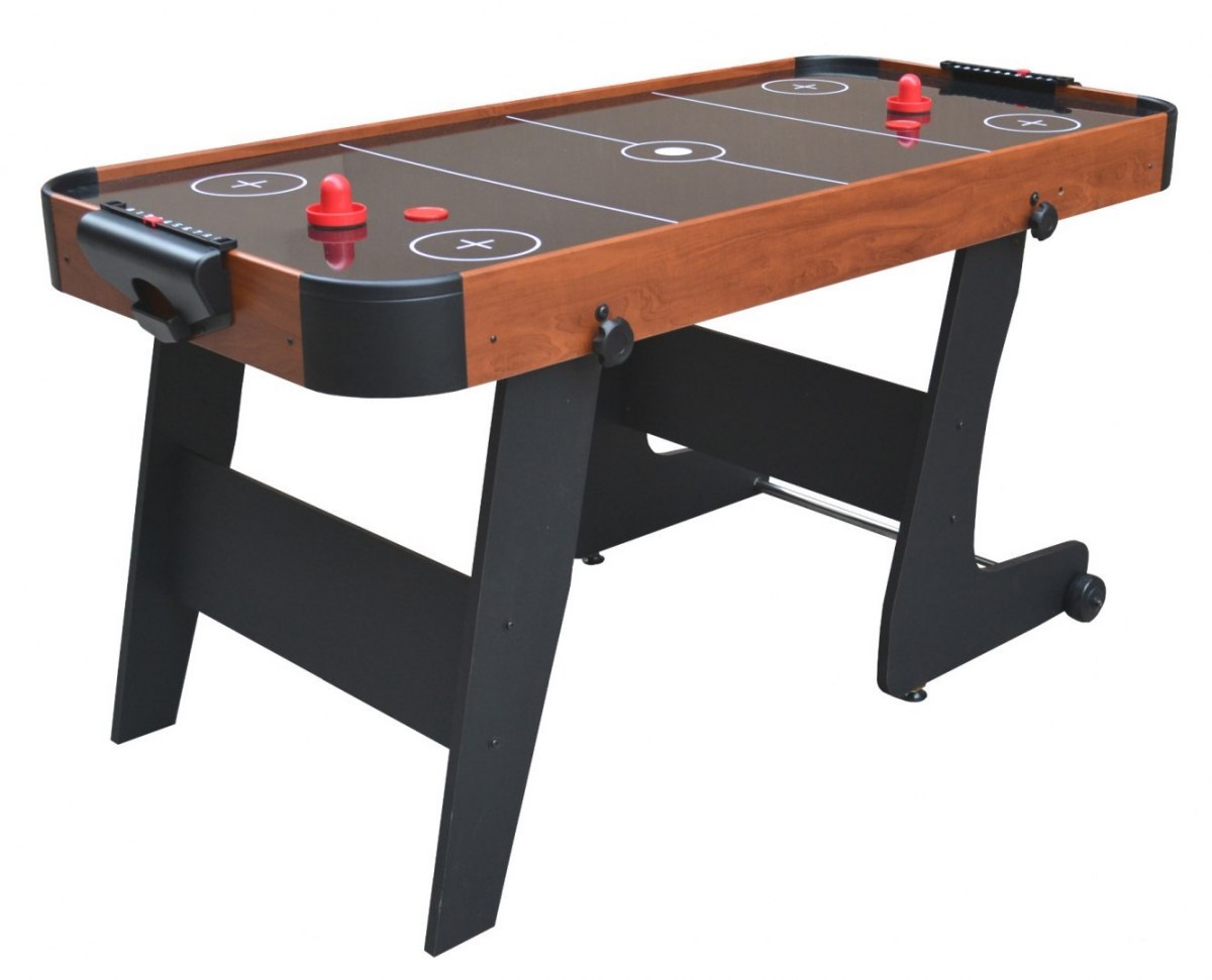  Air Hockey stůl vzdušný lední hokej hnědý