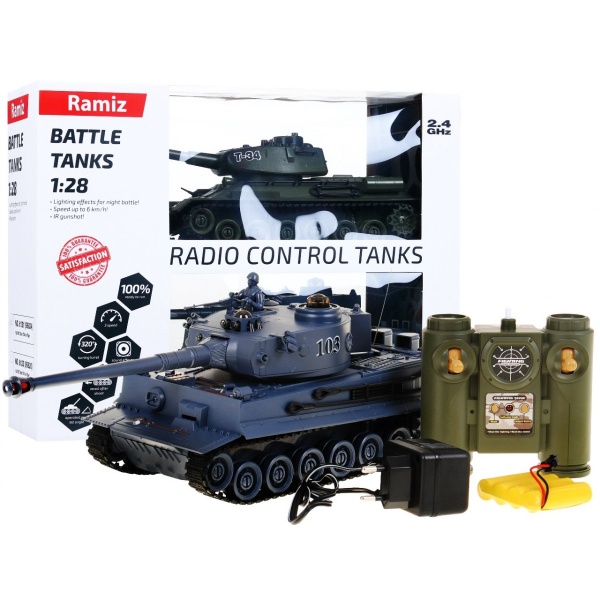  Tank na dálkové ovládání 2ks RC 1:28