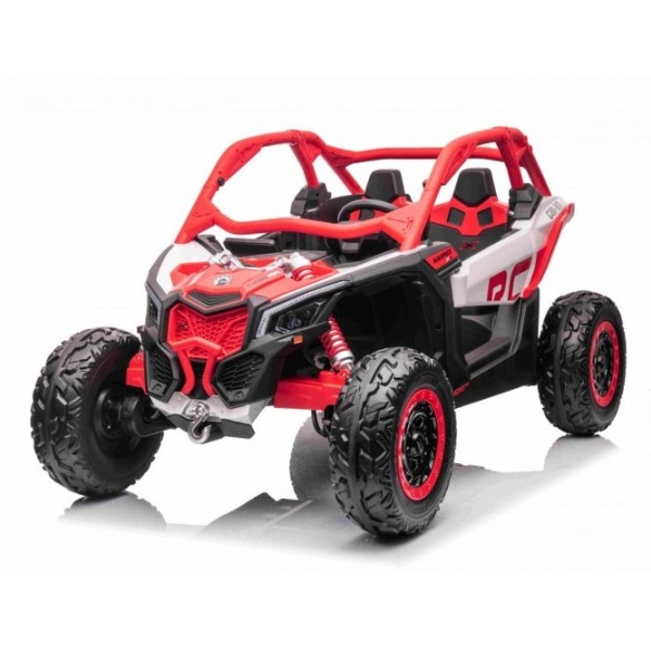  Elektrické autíčko Buggy Maverick Can-Am 2x24V 4x200W červené