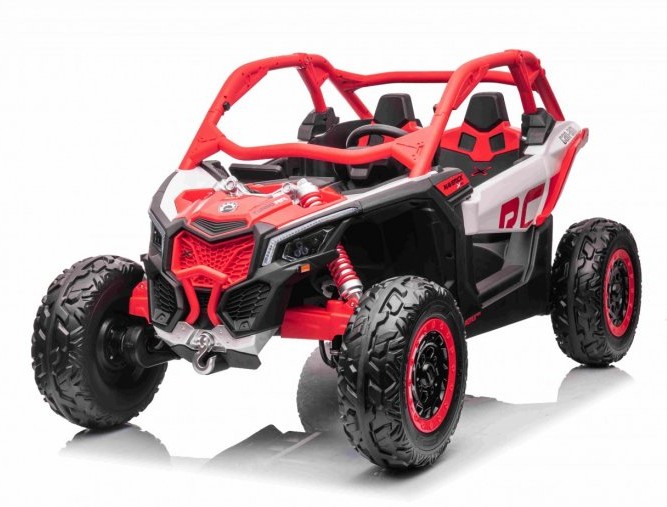  Elektrické autíčko Buggy Maverick Can-Am 2x24V 4x200W červené