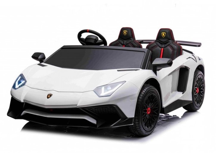 Elektrické autíčko Lamborghini Aventador SV Strong 200W 24V bílé