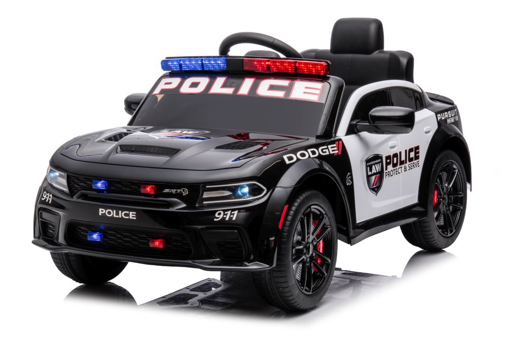 Elektrické autíčko Dodge Charger policejní černé