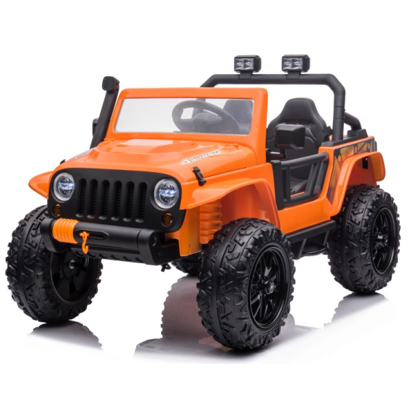  Elektrické autíčko Jeep 4Speed 4x45W oranžové BEZ PŘEDNÍHO NAVIJÁKU