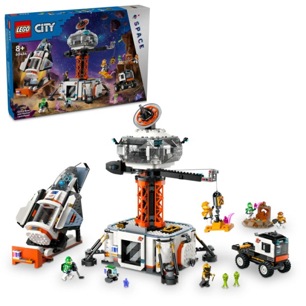 Lego Stavebnice LEGO City Vesmírná základna a startovací rampa pro raketu 60434