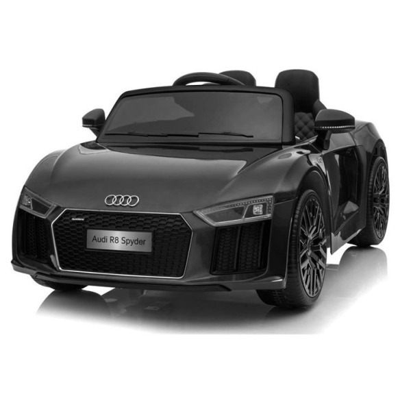  Dětské elektrické autíčko Audi R8 Spyder černé POŠKOZENÝ OBAL