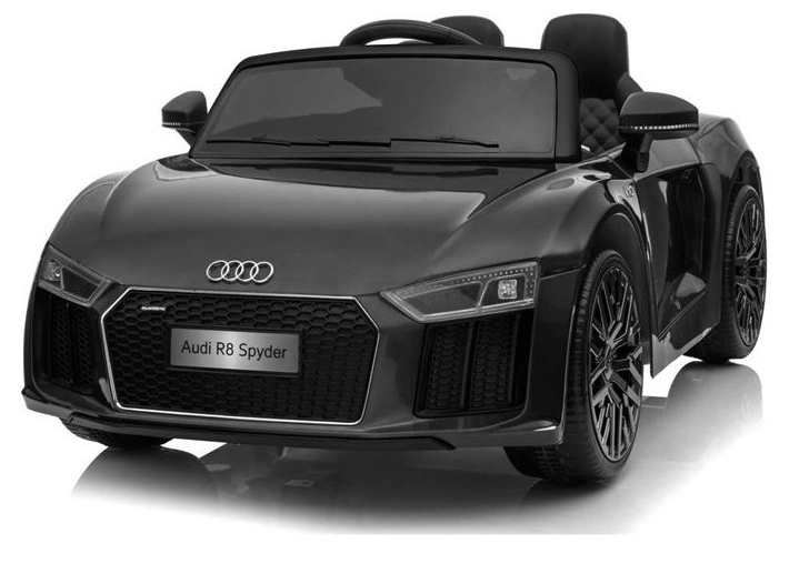  Dětské elektrické autíčko Audi R8 Spyder černé POŠKOZENÝ OBAL