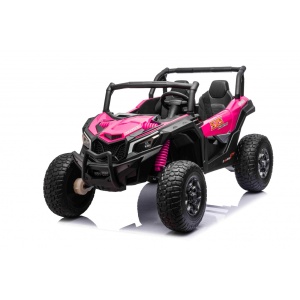  Elektrické autíčko Buggy UTV X3 Off-Road 4x4 24V růžové