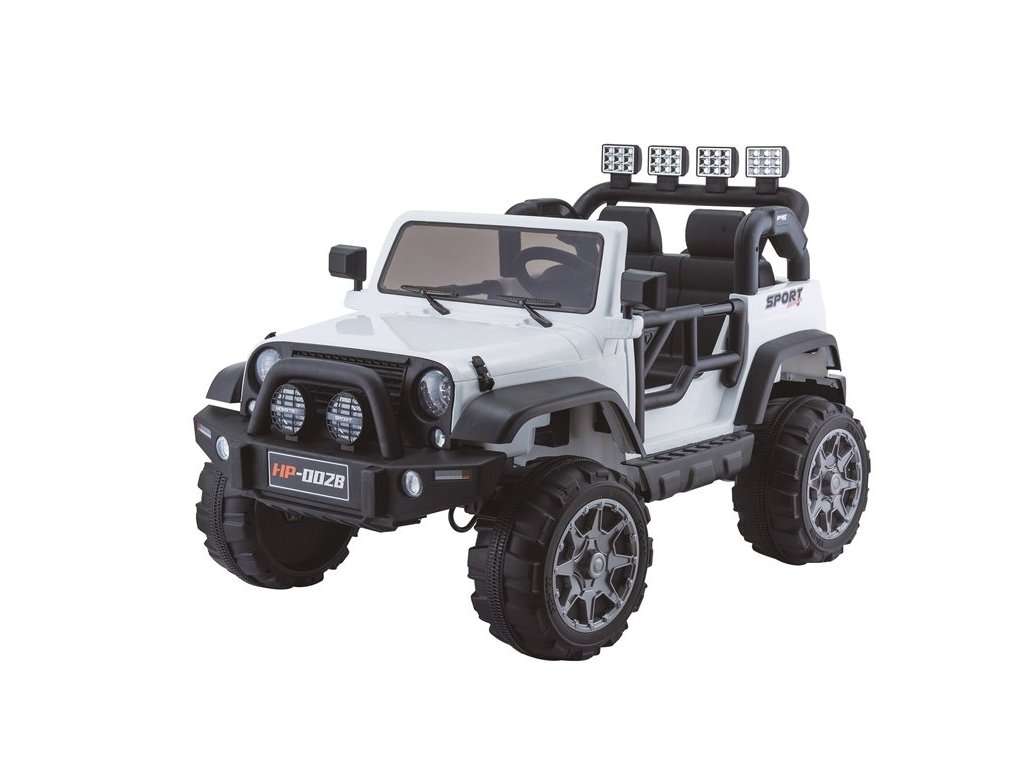 Dětské elektrické autíčko Jeep HP012 bílé  Dětské elektrické autíčko Jeep HP012 bílé