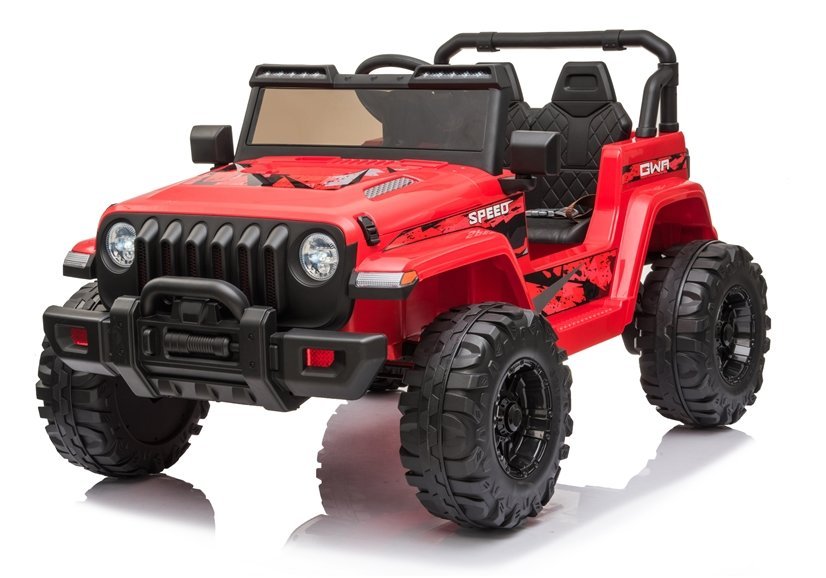 Dětské elektrické autíčko Jeep Speed červené  Dětské elektrické autíčko Jeep Speed červené