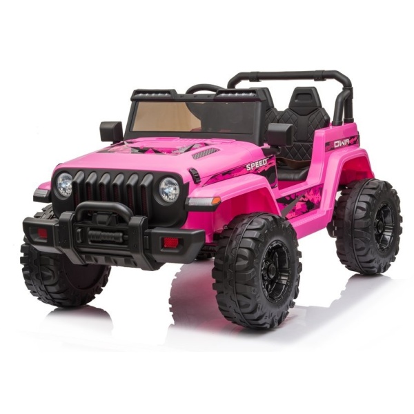  Dětské elektrické autíčko Jeep Speed růžové
