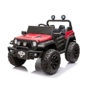  Dětské elektrické auto Jeep Off Road 4x4 červené