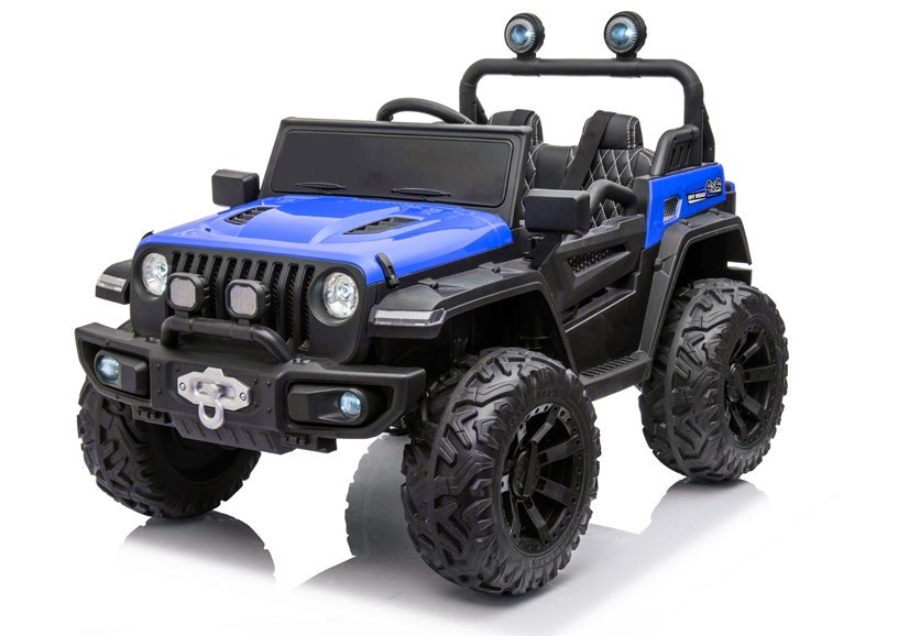  Dětské elektrické auto Jeep Off Road 4x4 modré