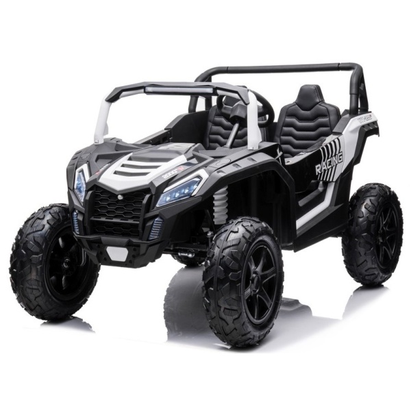  Elektrické autíčko Buggy UTV Strong 24V nafukovací kola bílé