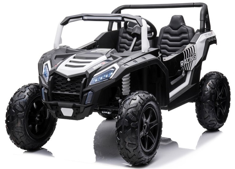  Elektrické autíčko Buggy UTV Strong 24V nafukovací kola bílé