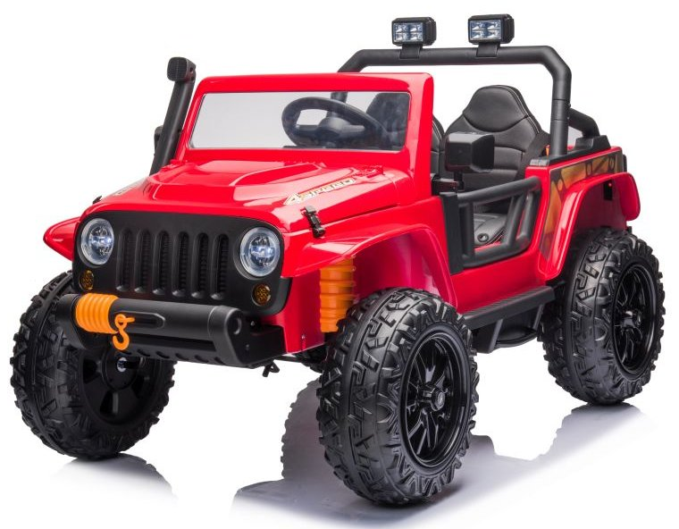 Elektrické autíčko Jeep 4Speed 4x45W červené