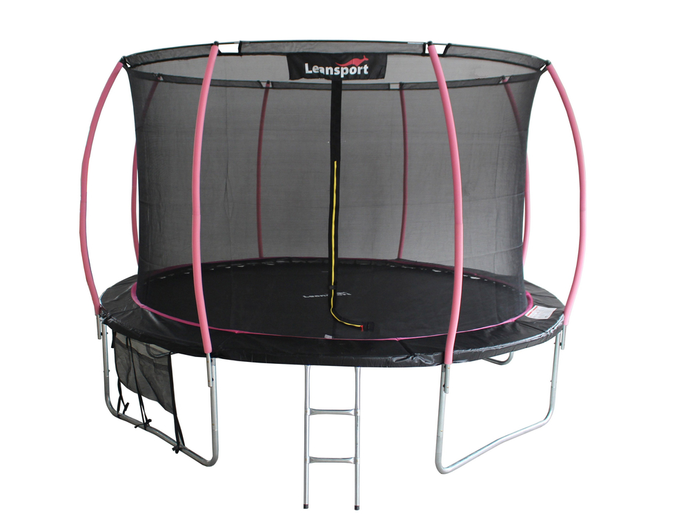  Zahradní trampolína 244 cm černo-růžová