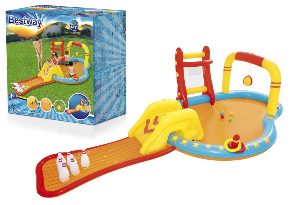  Nafukovací vodní hřiště Bestway 435x213x117 cm