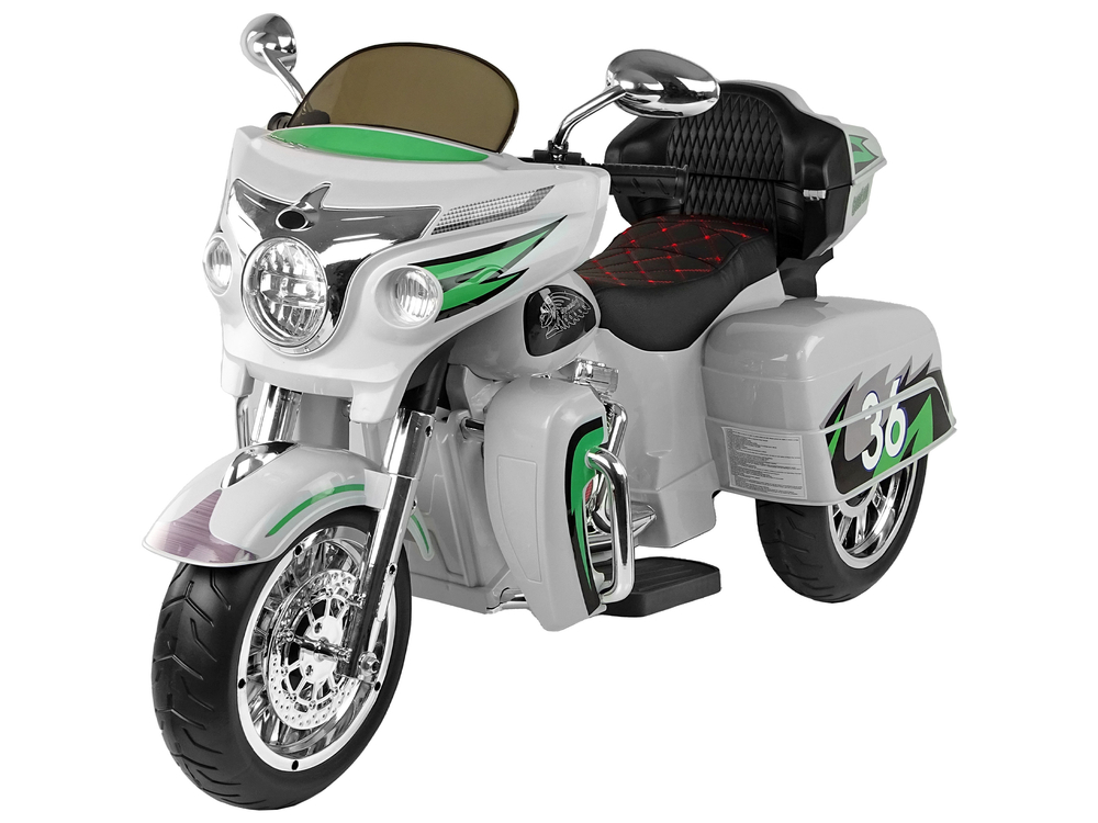  Dětská elektrická motorka Goldwing šedá