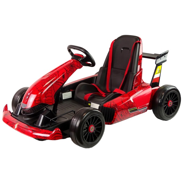  Dětská elektrická motokára Spider lakovaná červená