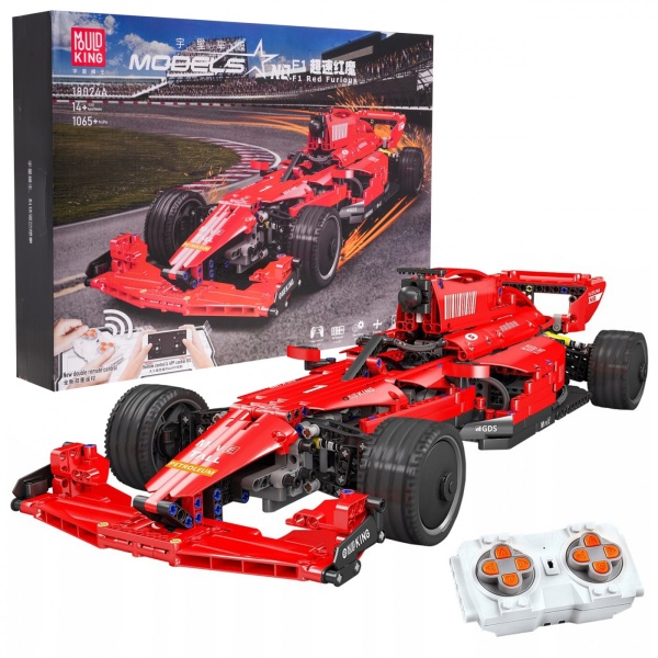  Stavebnice závodní auto F1 na dálkové ovládání 1065 dílů