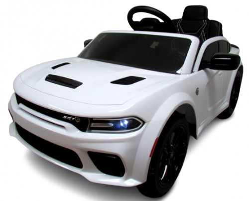  Elektrické autíčko Dodge SRT bílé
