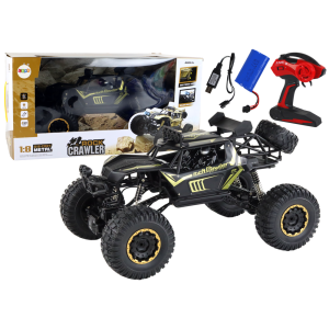  Velké dálkově ovládané auto v měřítku 1:8 s ovládáním 2.4G černé RC