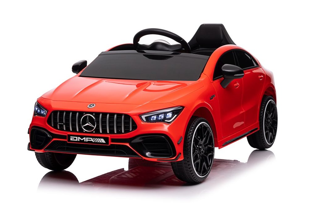 Elektrické autíčko Mercedes CLA 45s AMG 4x4 červené  Elektrické autíčko Mercedes CLA 45s AMG 4x4 červené