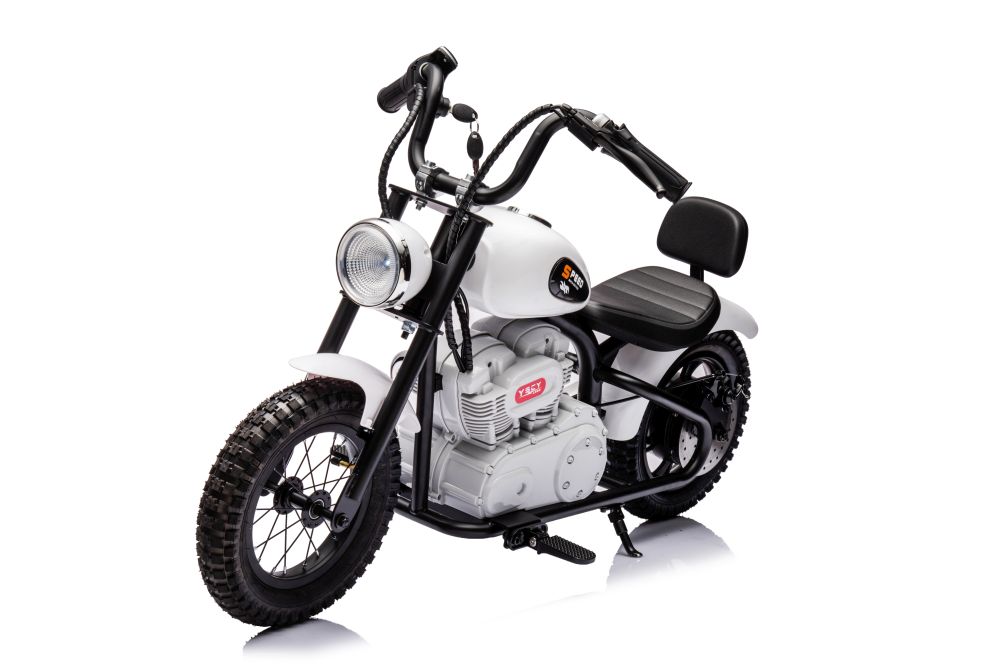 Elektrická motorka A9902 36V 350W bílá  Elektrická motorka A9902 36V 350W bílá
