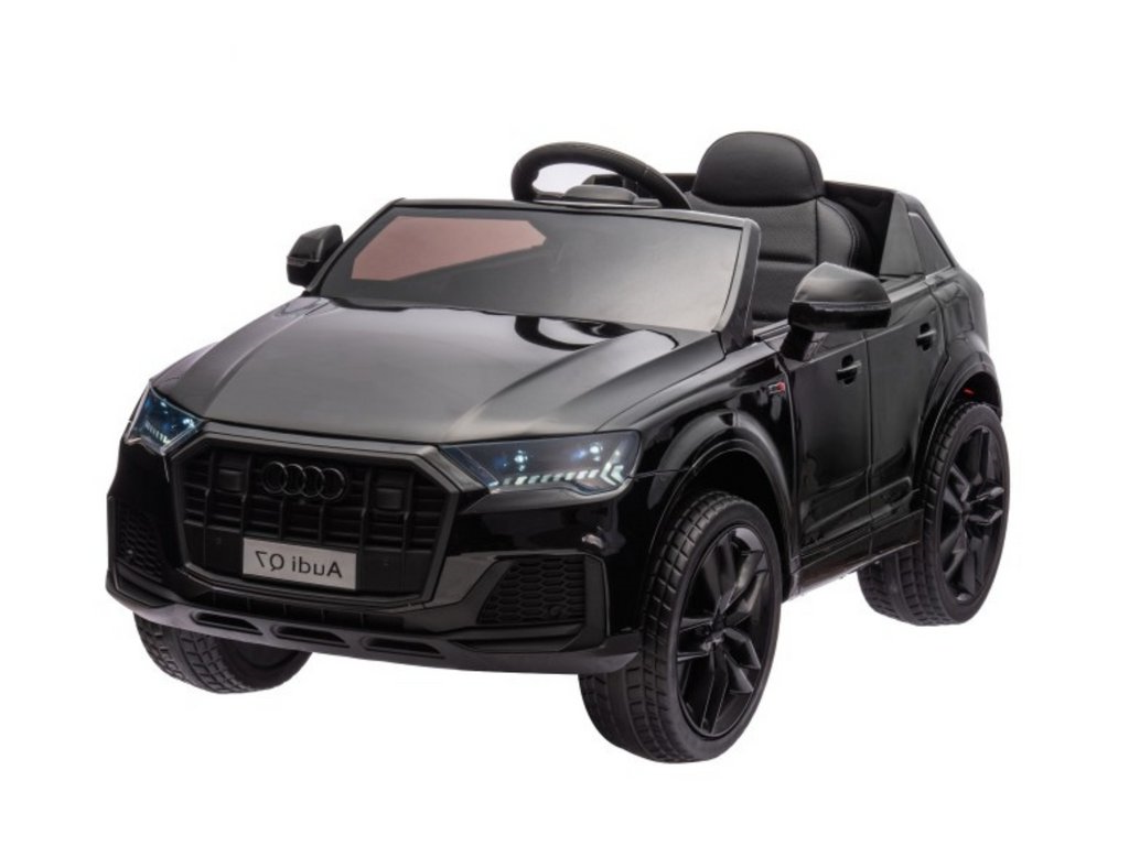 Elektrické autíčko Audi Q7 lakované černé  Elektrické autíčko Audi Q7 lakované černé