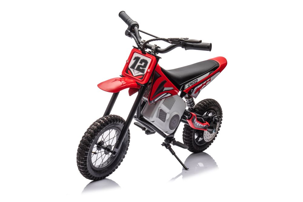 Dětská elektrická motorka Cross 350W 36V červená