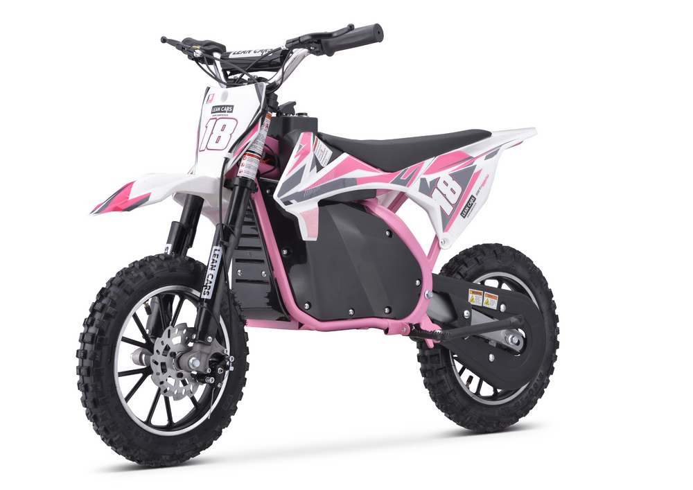 Elektrická motorka Cross Trail King 800W 36V růžová