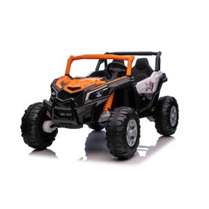  Elektrické autíčko Buggy UTV X3 Off-Road 4x4 24V oranžové