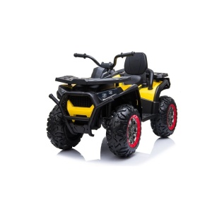  Dětská elektrická čtyřkolka 4x4 žlutá