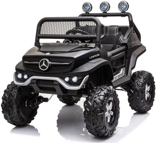  Dětské elektrické autíčko Mercedes-Benz Unimog S 4x4 černé