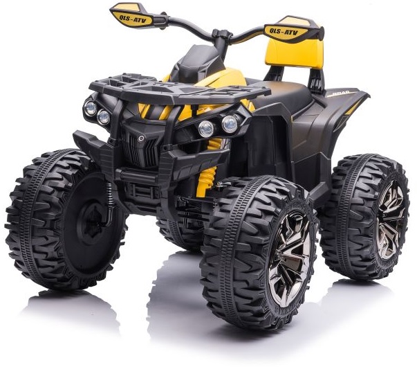  Dětská elektrická čtyřkolka ATV Power 4x4 žlutá