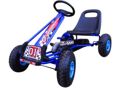  Dětská šlapací motokára G1 modrá