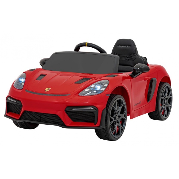  Elektrické autíčko Porsche Spyder RS 718 lakované červené