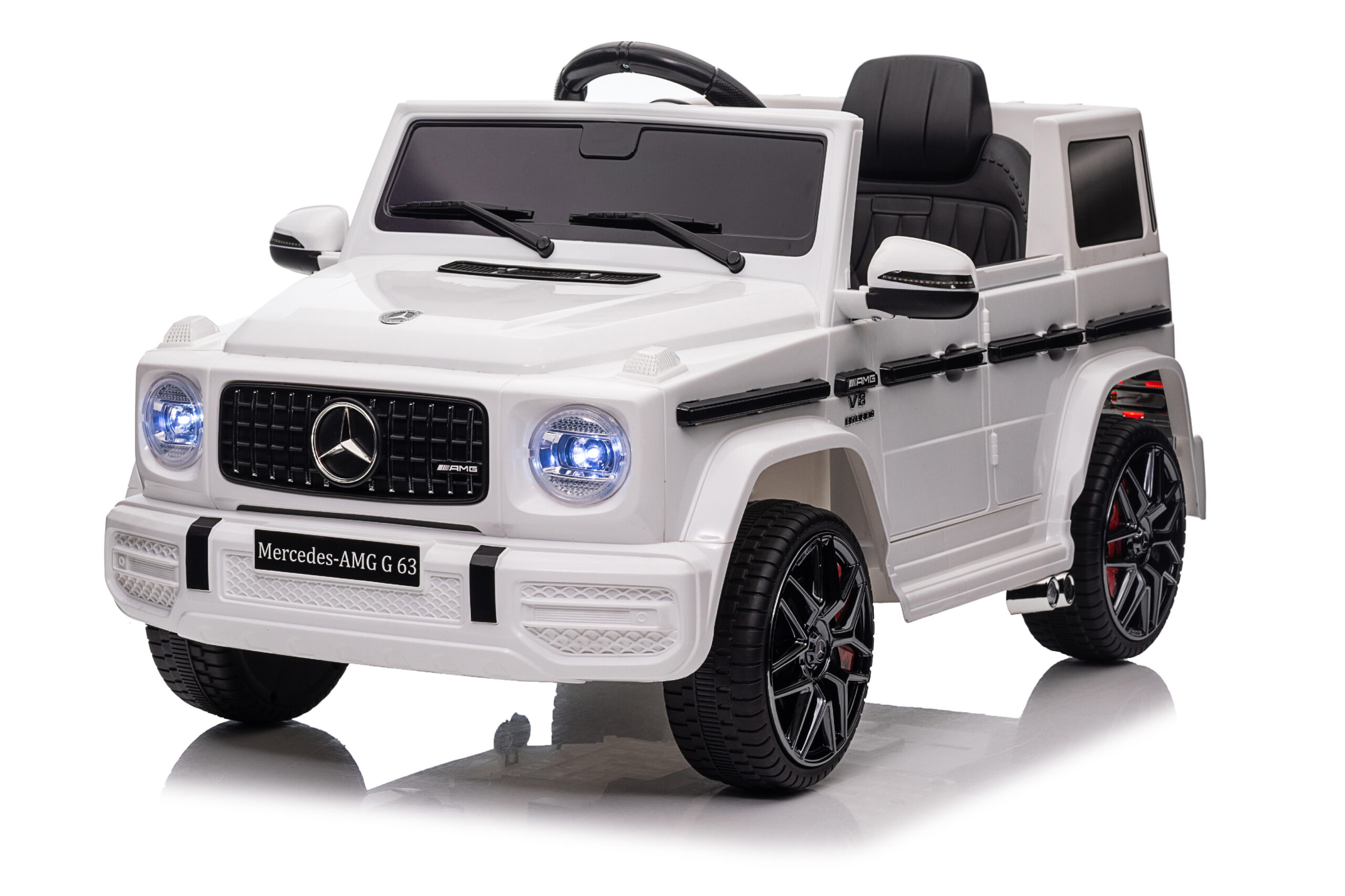  Mamido Dětské elektrické autíčko Mercedes Benz G63 cabrio bílé